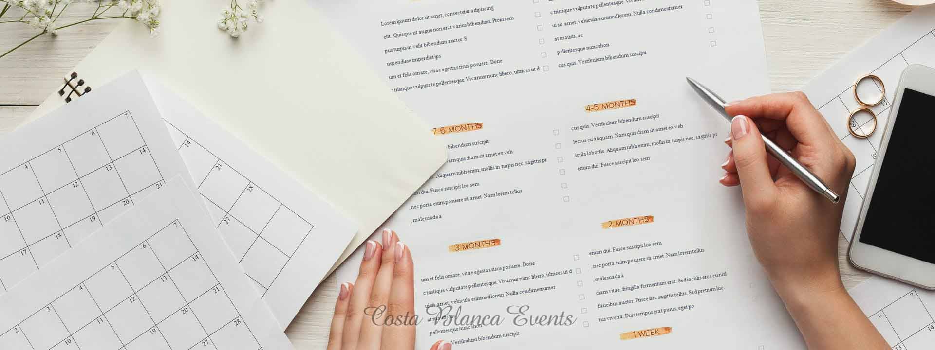 Info for wedding couples with a booked wedding in Spain