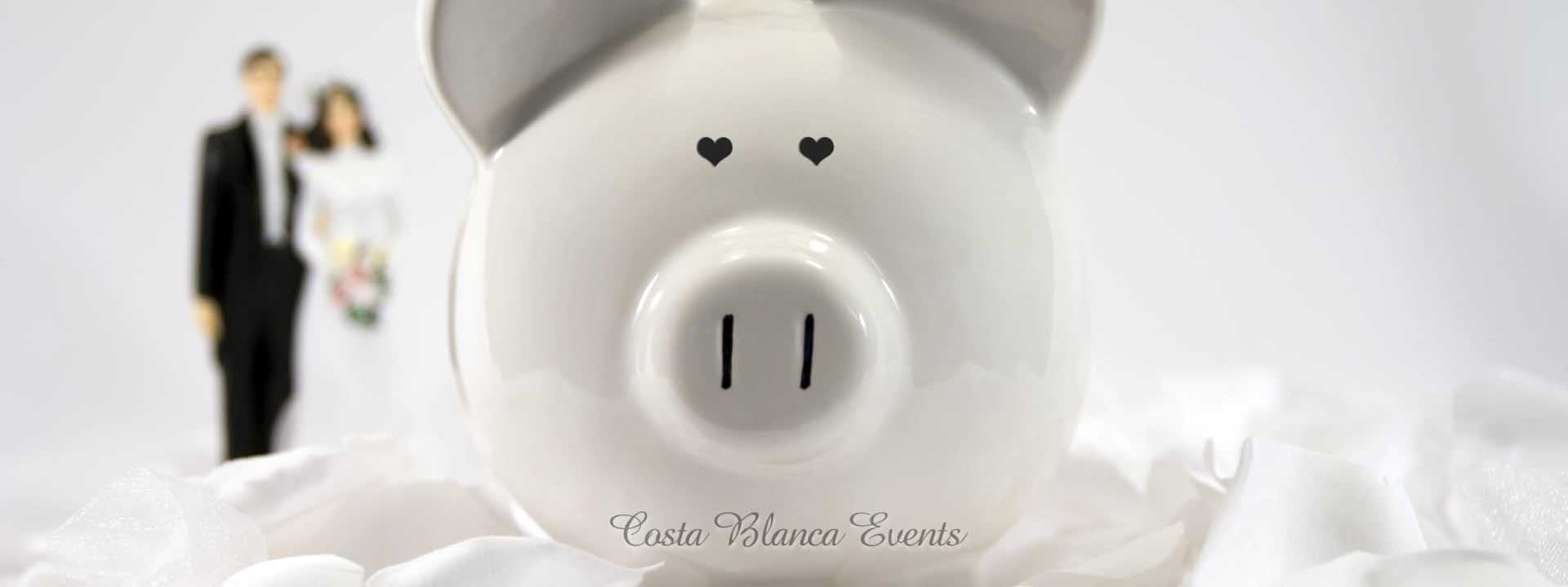 Destination wedding cost breakdown - average wedding cost Spain